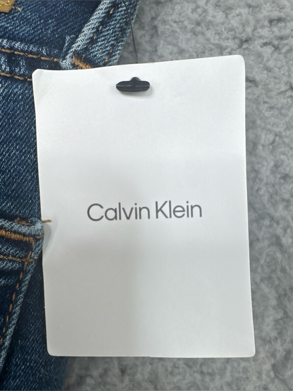 Calvin Klein Women,s Storm Blue High Rise Skinny Ankle Denim Jeans Size 6 NWT - Picture 15 of 16